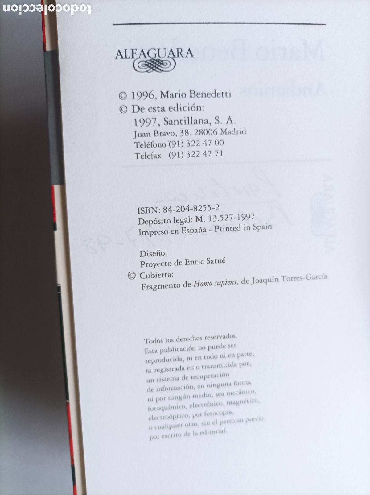 Libros de segunda mano: Andamios / Mario Benedett - Foto 4