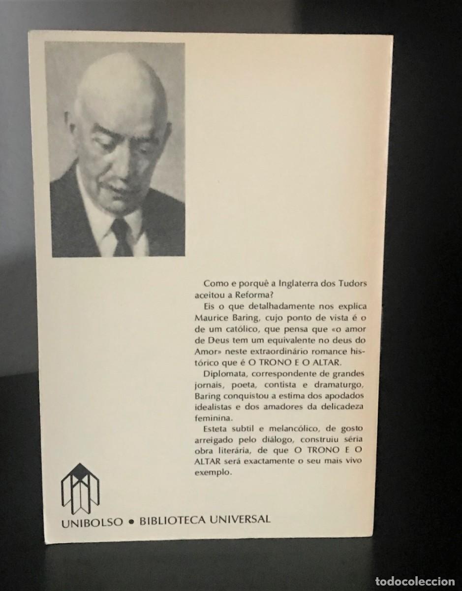 Libros de segunda mano: O trono e o altar de Maurice Baring - Foto 2