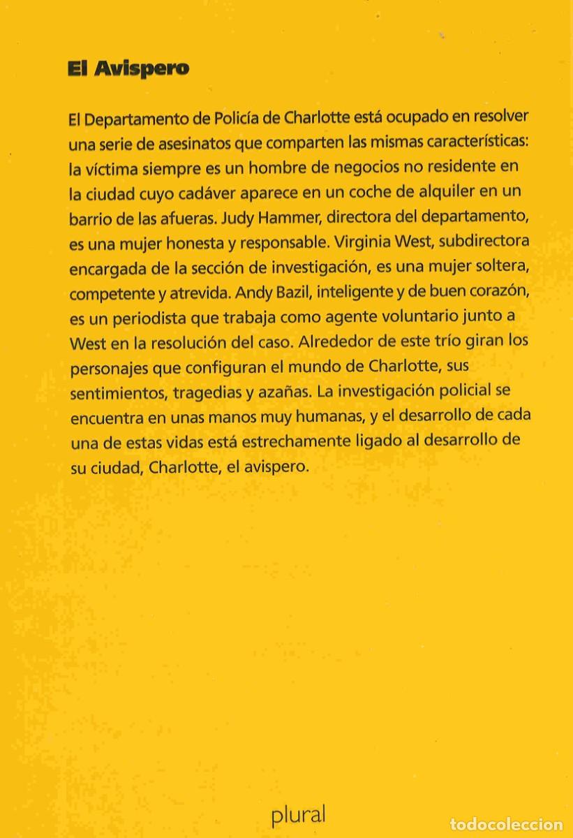 Libros de segunda mano: El avispero. Patricia D.Cornwell. 2000 - Foto 2