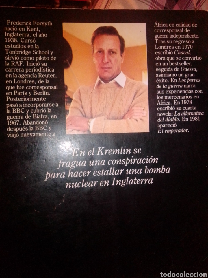 Libros de segunda mano: El cuarto protocolo Frederick Forsyth - Foto 2