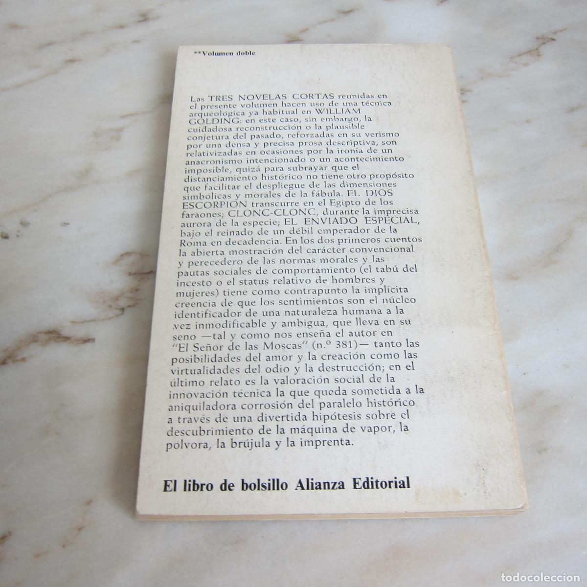 Libros de segunda mano: EL DIOS ESCORPI&Oacute;N - WILLIAM GOLDING - Foto 2