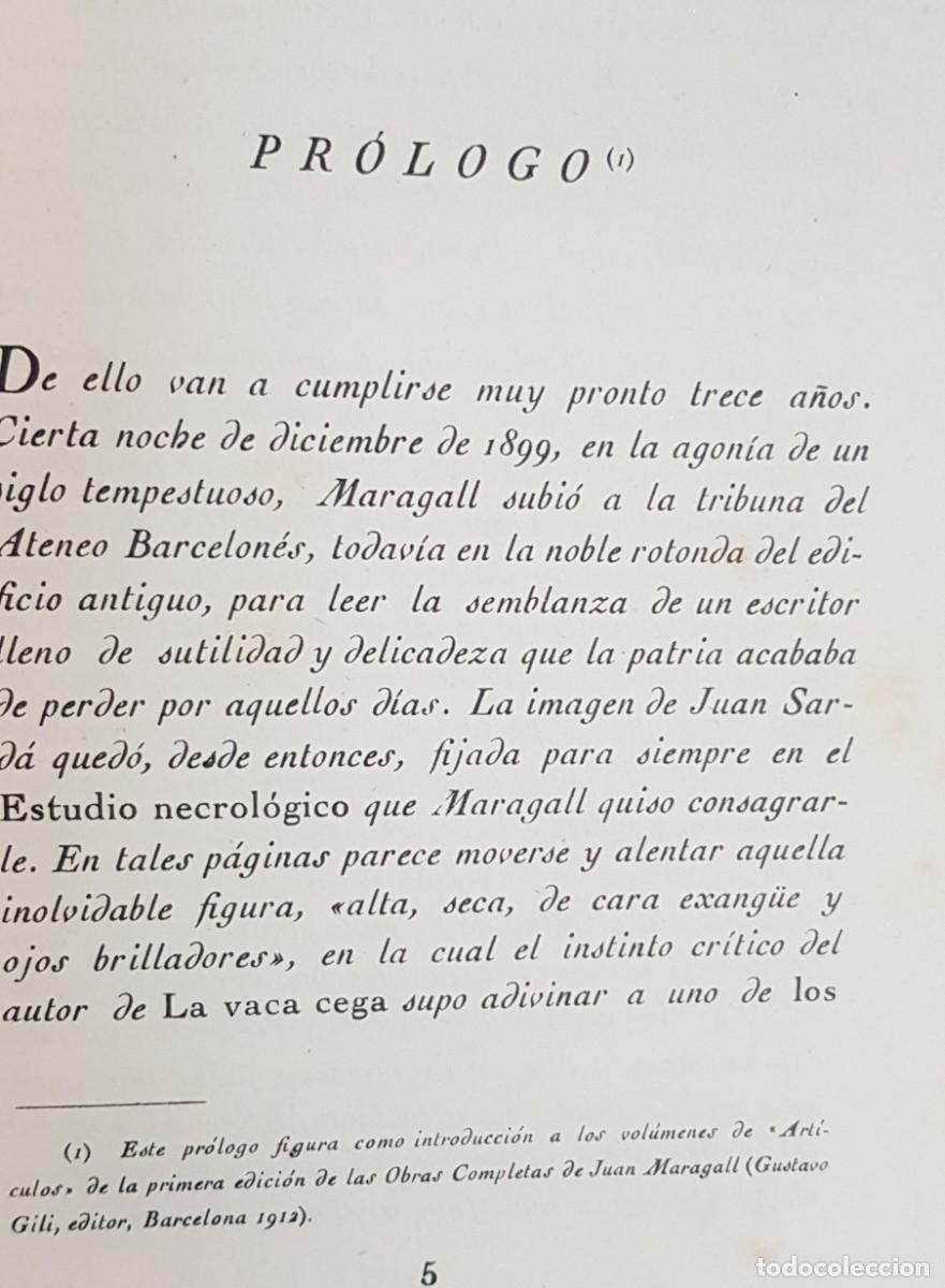 Libros de segunda mano: Elogios. J. Maragall - Foto 4