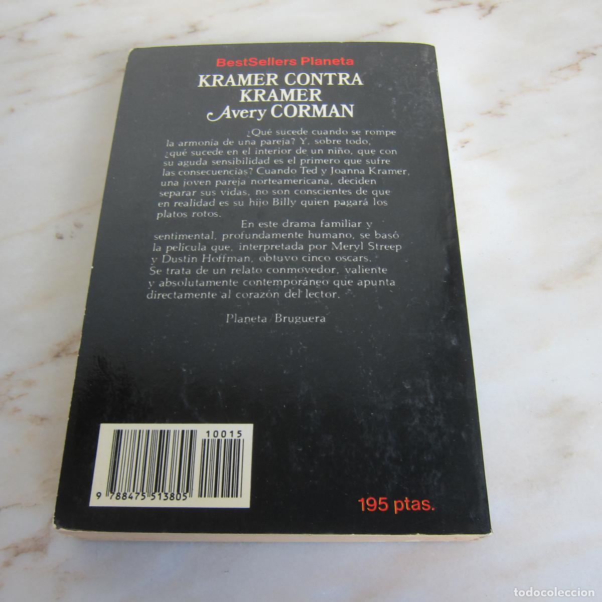 Libros de segunda mano: KRAMER CONTRA KRAMER - AVERY CORMAN - Foto 2