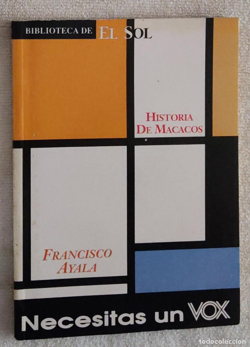 Libros de segunda mano: HISTORIA DE MACACOS. - Foto 1