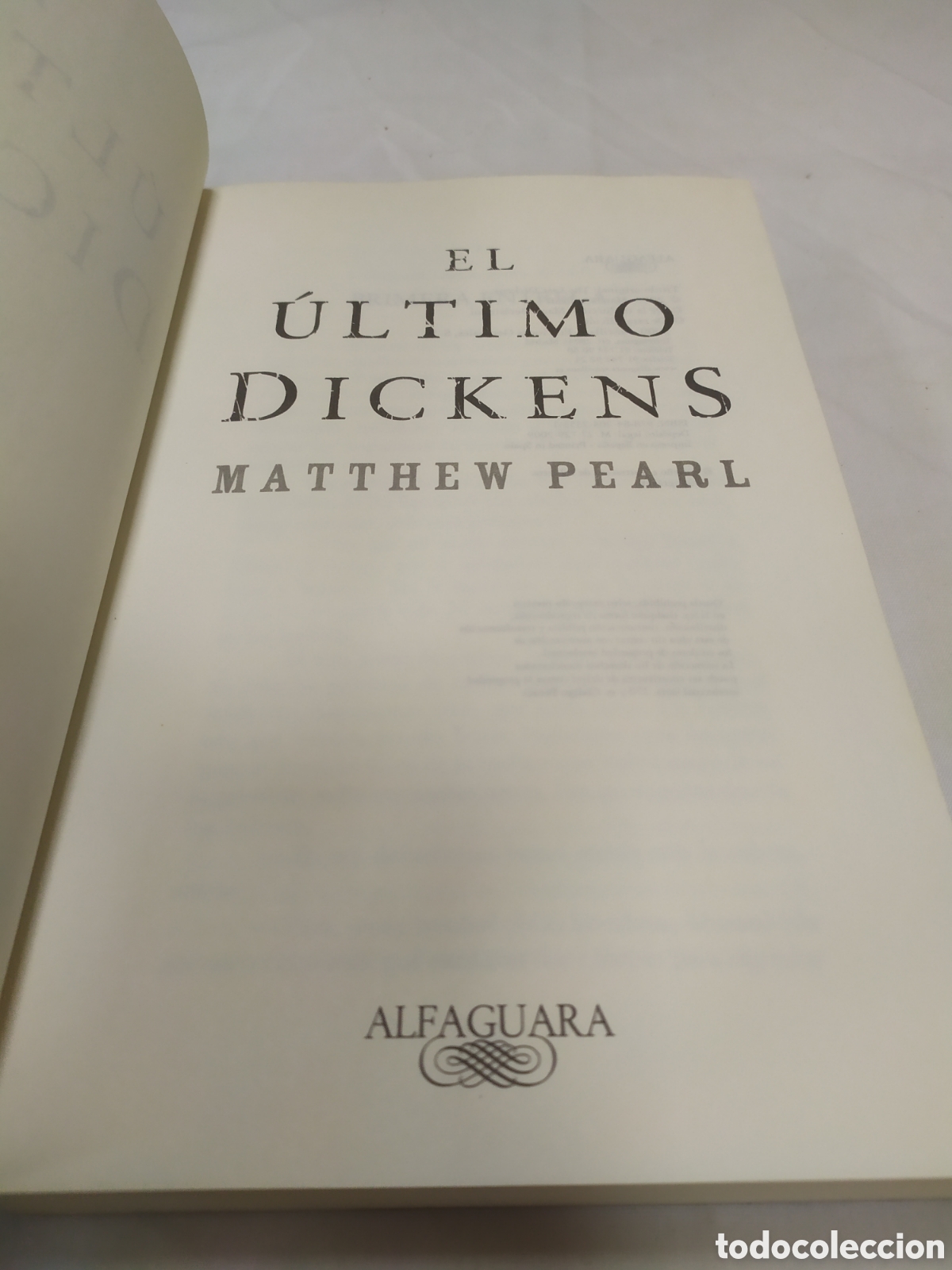 Libros de segunda mano: El &uacute;ltimo Dickens. Matthew Pearl, 2009 - Foto 3