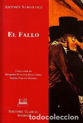 Libros de segunda mano: EL FALLO. SAMARAKIS, ANTONIS. NR-737 - Foto 1
