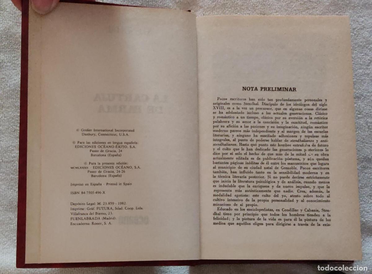 Libros de segunda mano: LA CARTUJA DE PARMA. - Foto 4