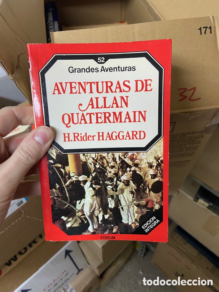 Libri di seconda mano: Caja32 AVENTURAS DE ALLAN QUATERMAIN H.Rider HAGGARD
