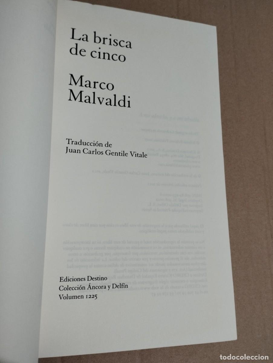 Libros de segunda mano: LA BRISCA DE CINCO (MARCO MALVALDI) - Foto 2
