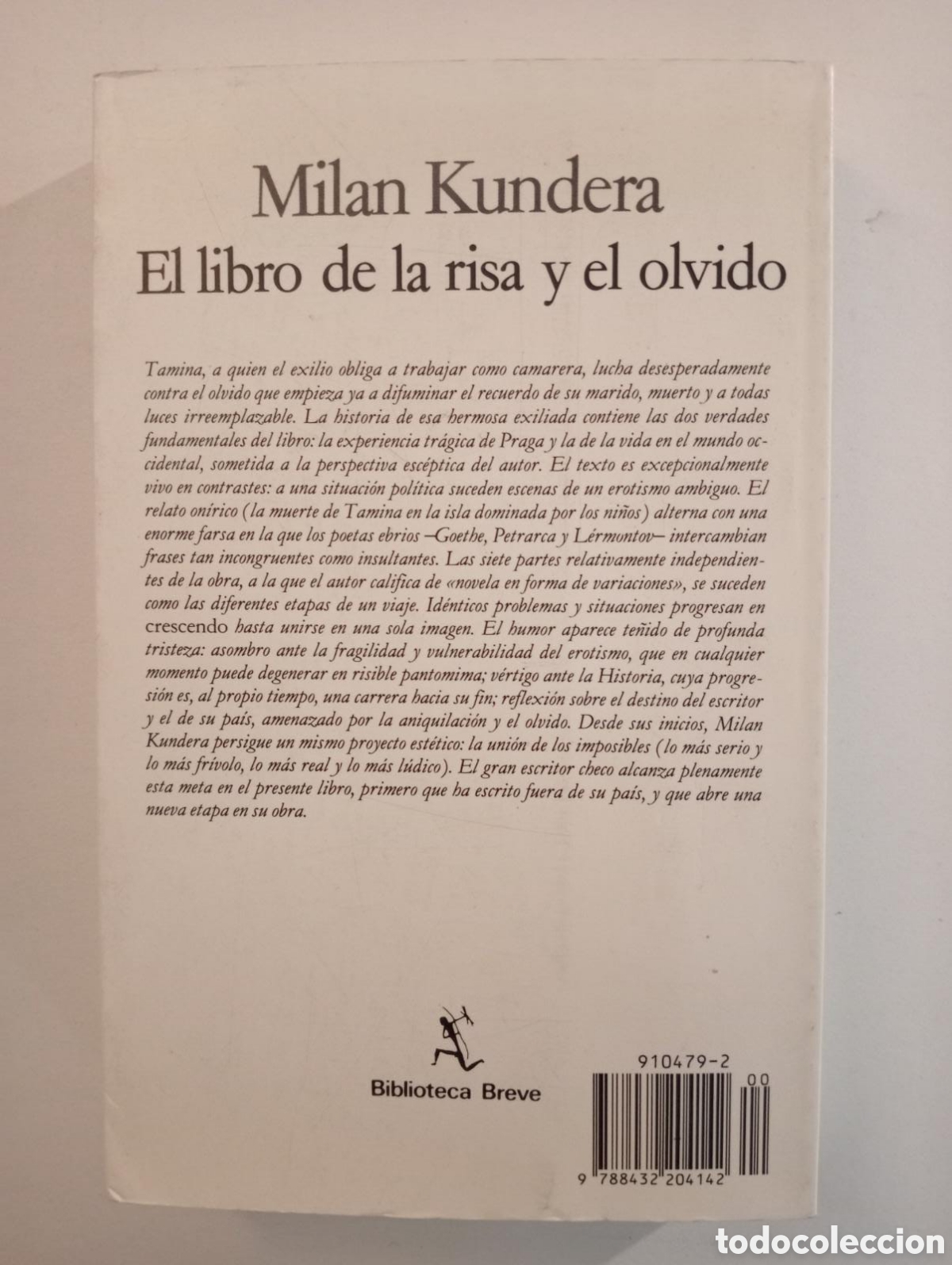 Libros de segunda mano: El libro de la risa y el olvido / Milan Kundera - Foto 4