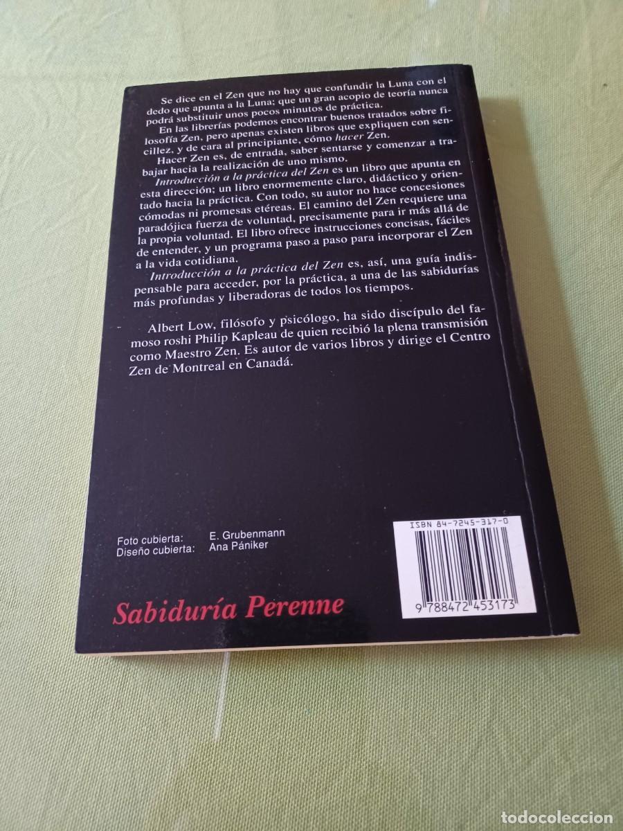 Libros de segunda mano: INTRODUCCION A LA PRACTICA DEL ZEN, ALBERT LOW. - Foto 2