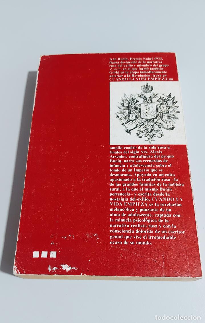 Libros de segunda mano: Cuando La Vida Empieza / Bunin, Iv&aacute;n / Caralt 1975 - Foto 5
