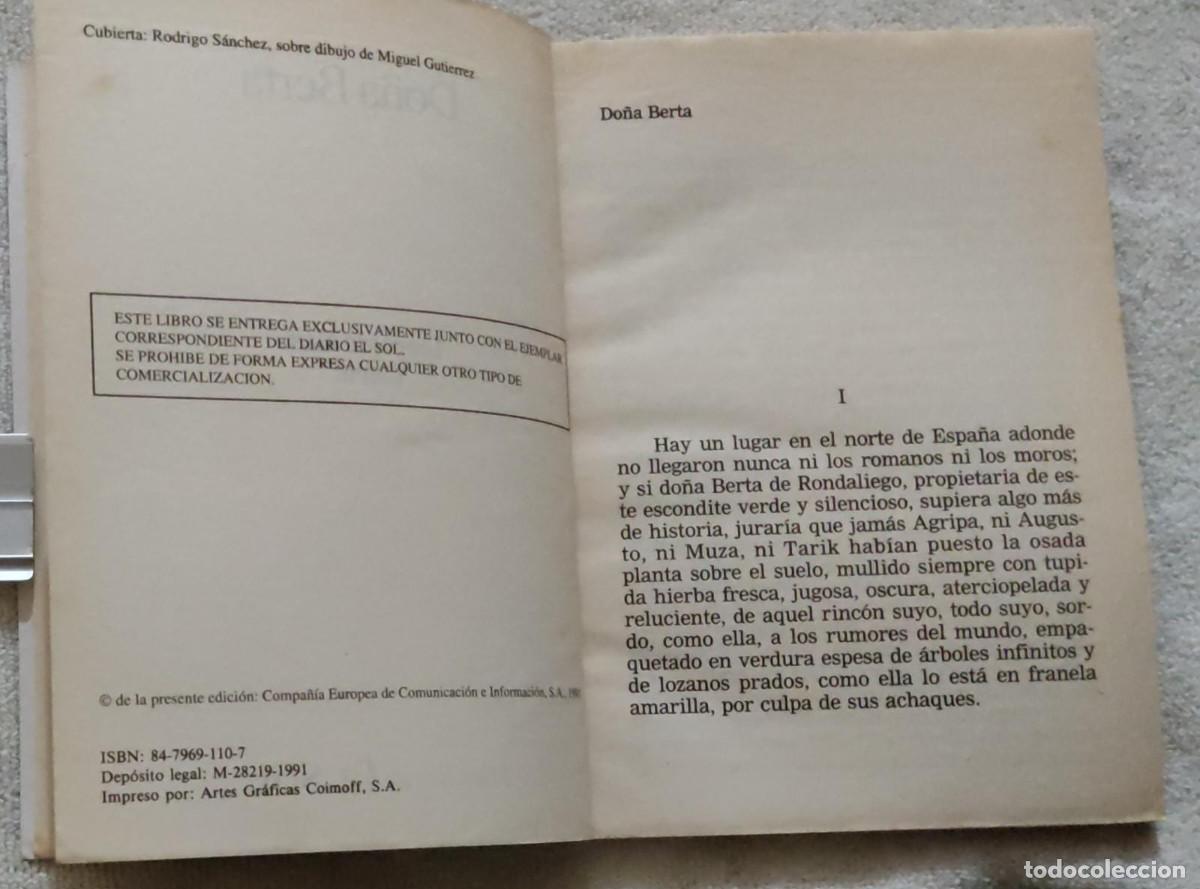 Libros de segunda mano: DO&Ntilde;A BERTA. - Foto 3