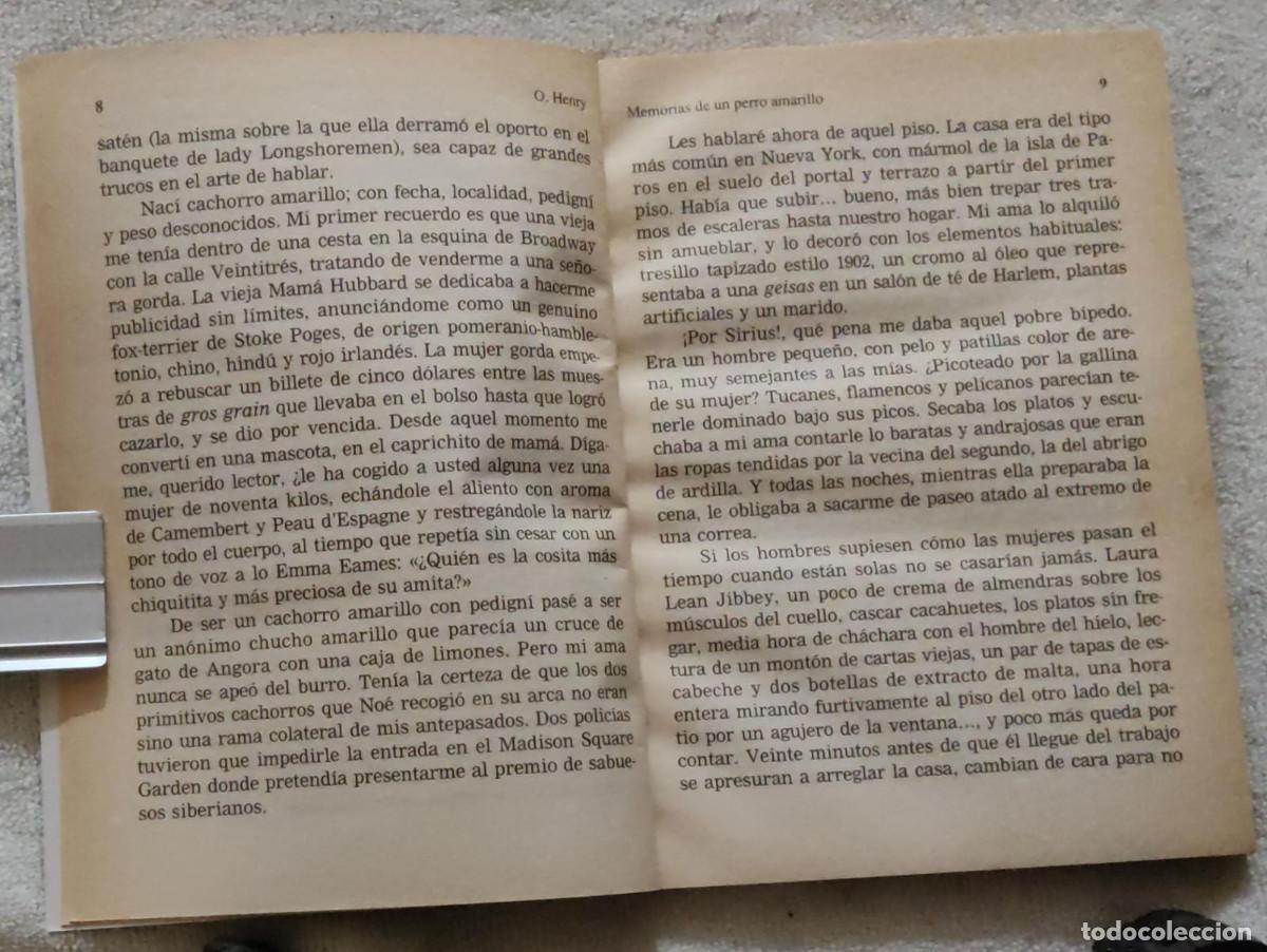 Libros de segunda mano: MEMORIAS DE UN PERRO AMARILLO. - Foto 4