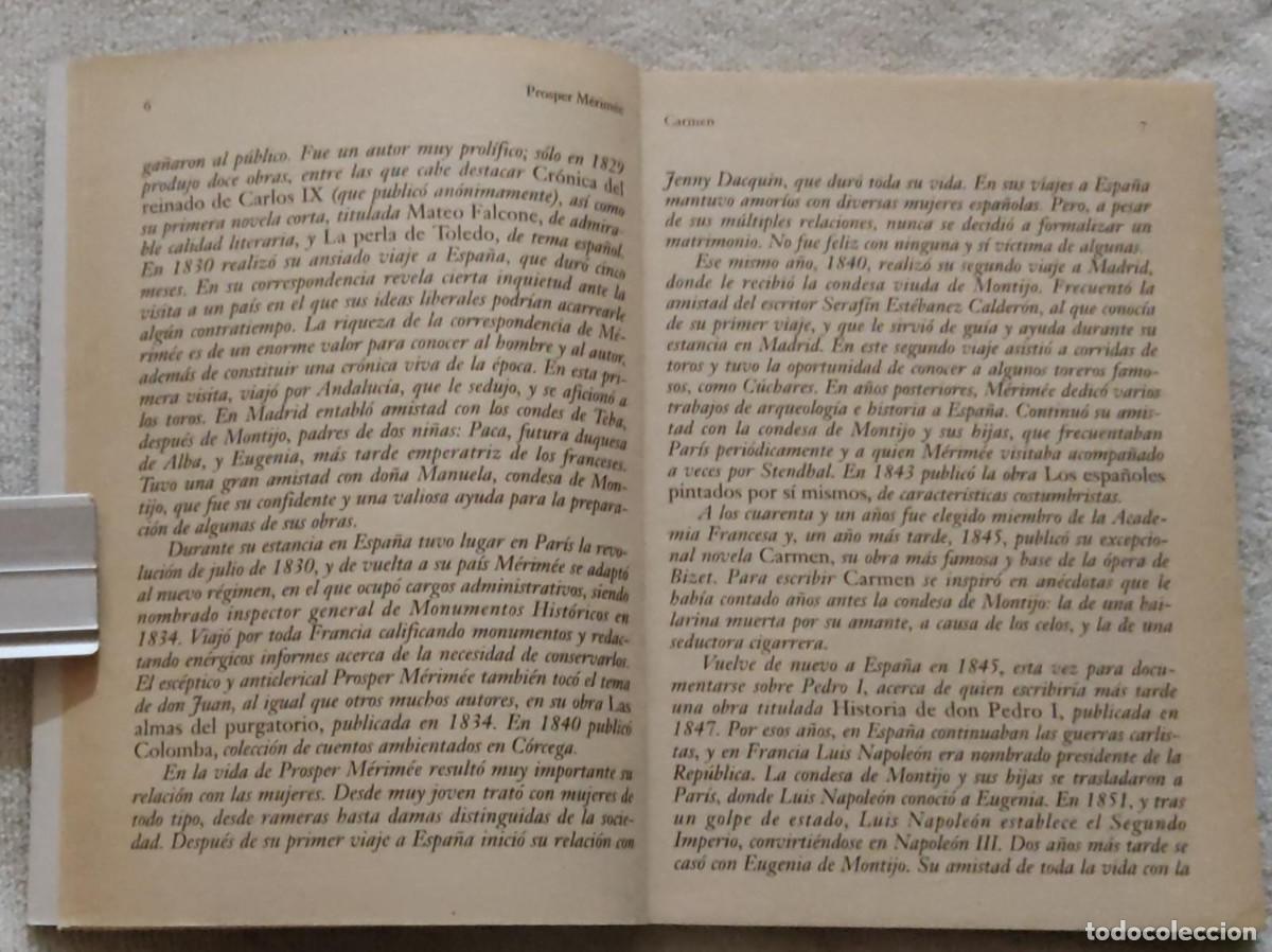 Libros de segunda mano: CARMEN. - Foto 4