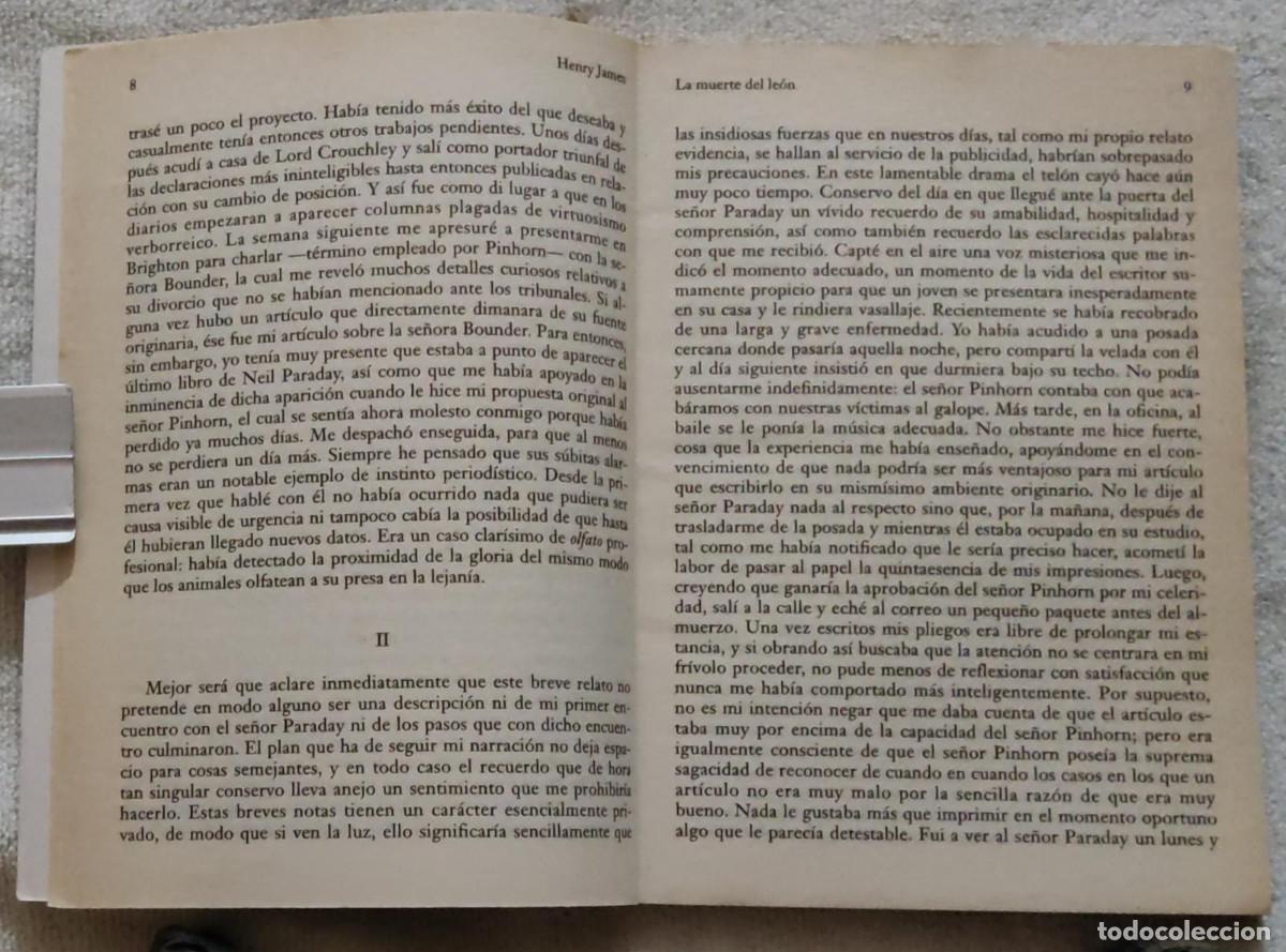 Libros de segunda mano: LA MUERTE DEL LE&Oacute;N. - Foto 4