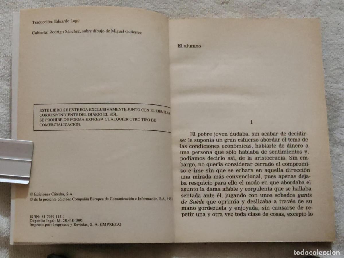 Libros de segunda mano: EL ALUMNO. - Foto 3