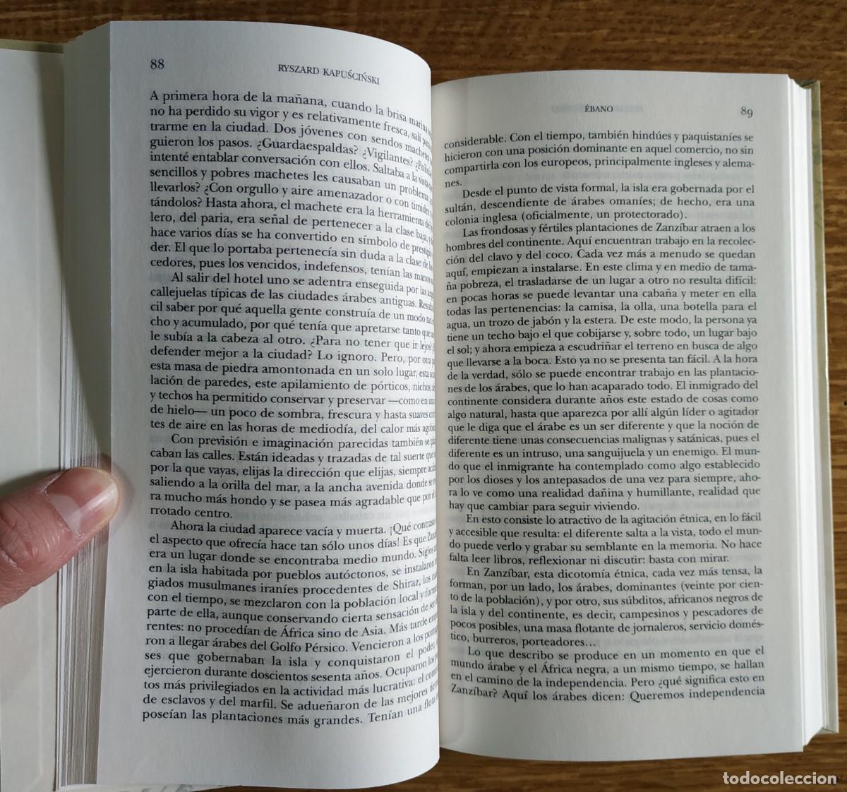 Libros de segunda mano: Libro - &Eacute;bano (2004) Ryszard Kapuscinski - Foto 2