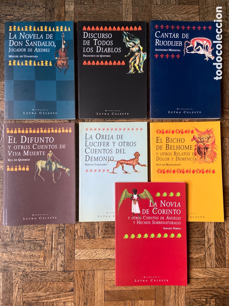 Libri di seconda mano: Colecci&oacute;n Min&uacute;scula. Letra Celeste 7 vol&uacute;menes - Celeste Ediciones (1998-2001)