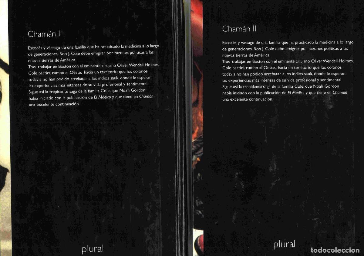 Libros de segunda mano: Noah Gordon. Chaman. 2000. Dos tomos - Foto 2