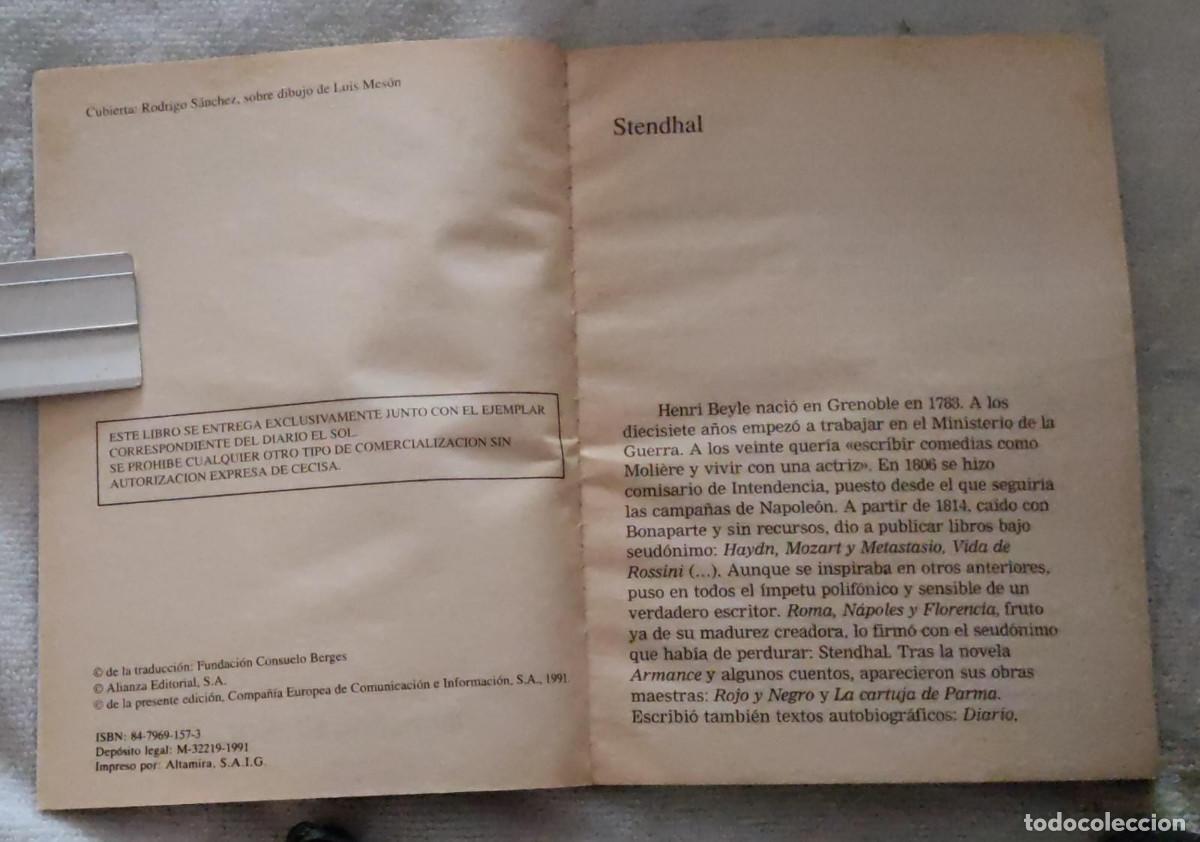 Libros de segunda mano: VANINA VANINI. - Foto 3