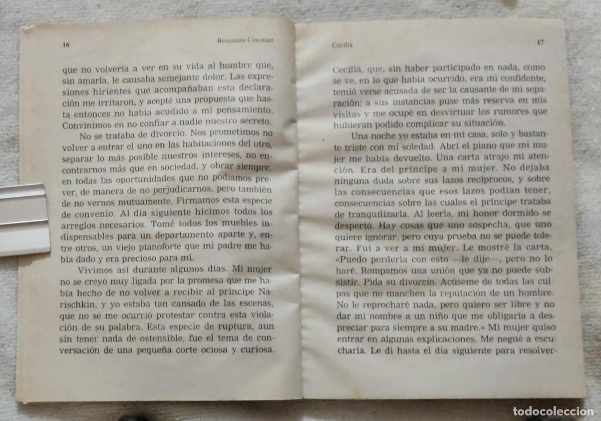 Libros de segunda mano: CECILIA. - Foto 4