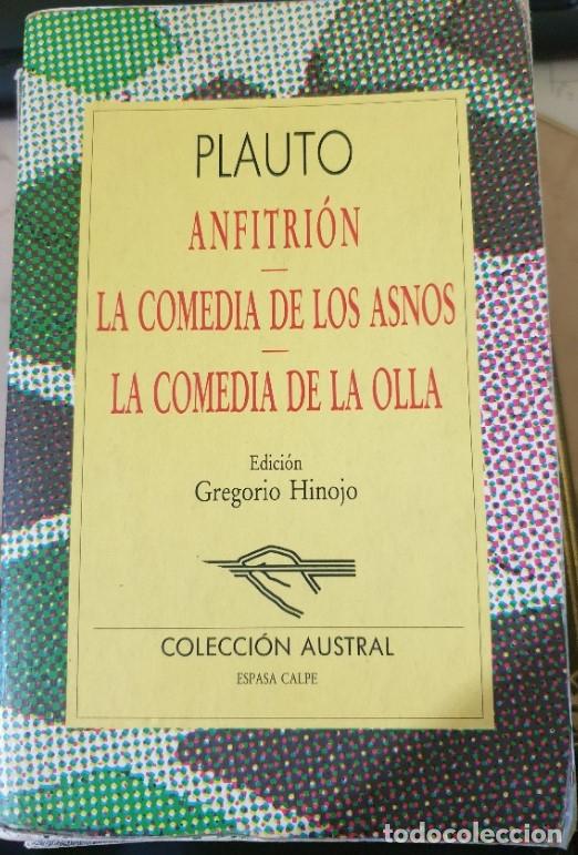 Libros de segunda mano: ANFITRION. LA COMEDIA DE LOS ASNOS. LA COMEDIA DE LA OLLA. - PLAUTO. - Foto 1