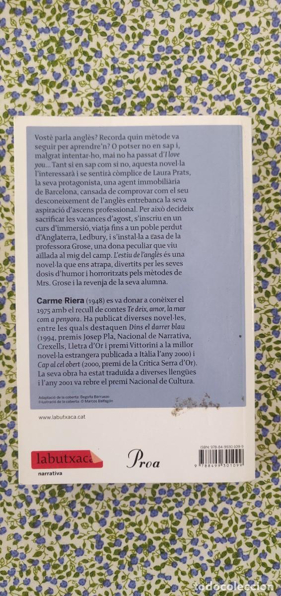 Libros de segunda mano: Lestiu de langl&egrave;s (Carme Riera, 2010) - Foto 2