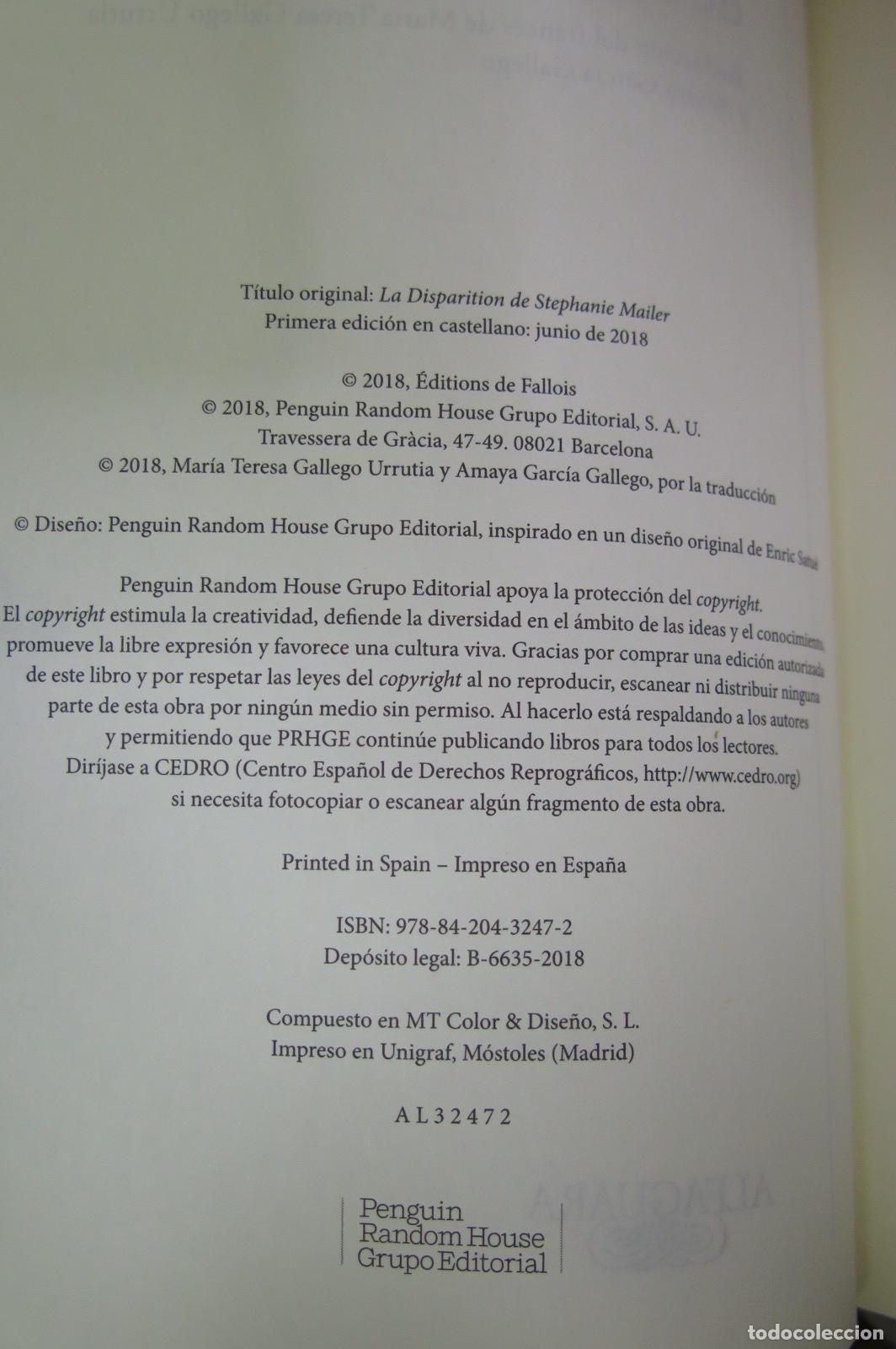 Libros de segunda mano: La desaparici&oacute;n de Stephanie Mailer. Dicker - Foto 3