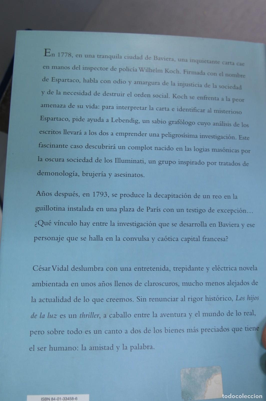 Libros de segunda mano: Los hijos de la luz. Vidal - Foto 2
