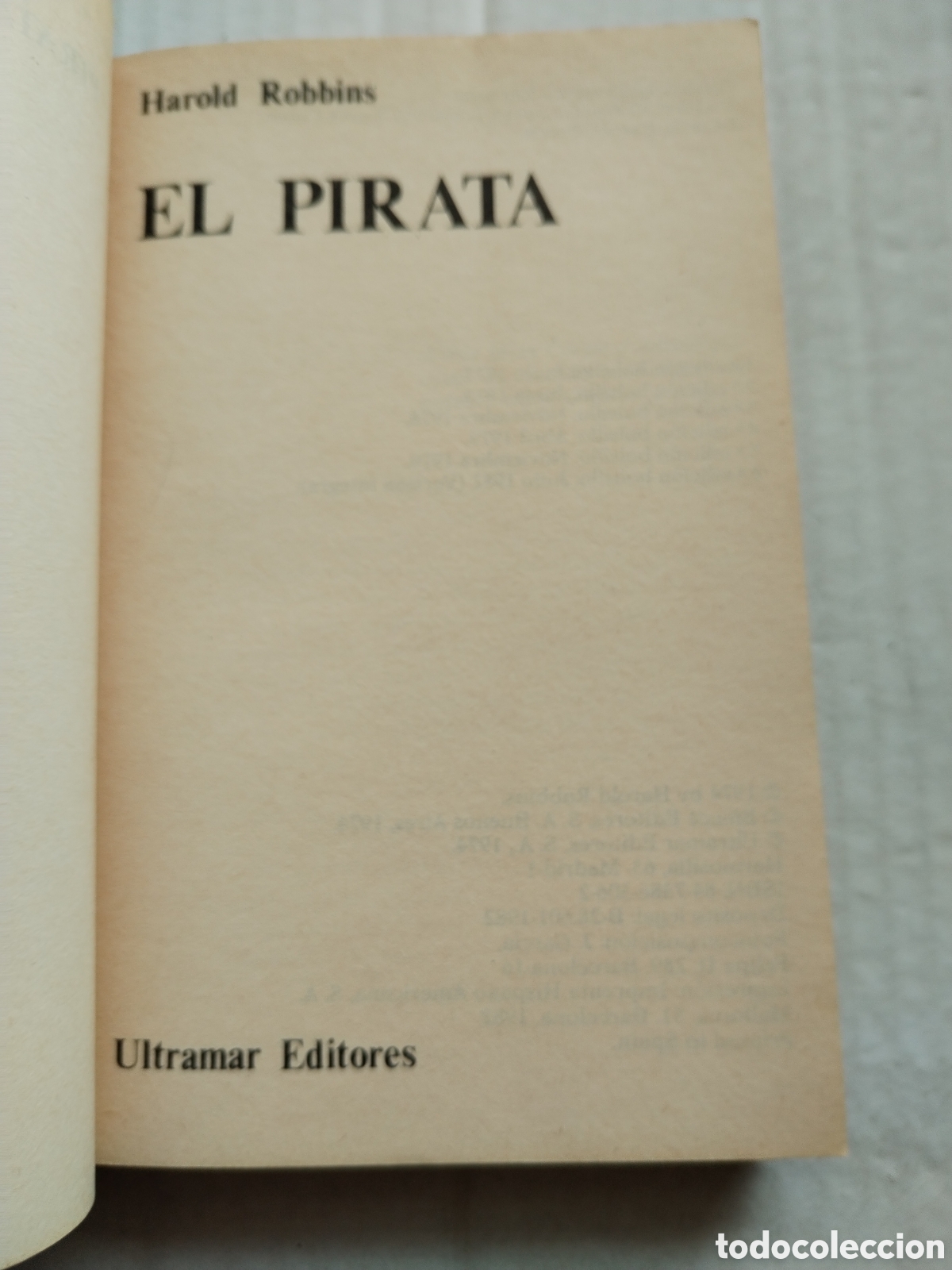 Libros de segunda mano: EL PIRATA/HAROLD ROBINS - Foto 2