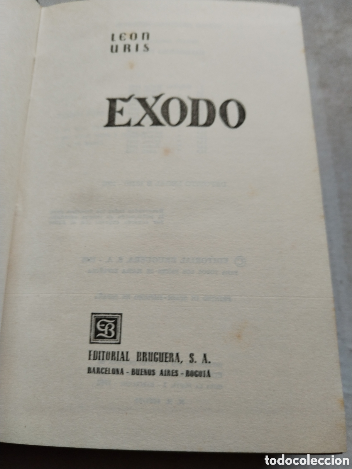 Libros de segunda mano: EXODO/LE&Oacute;N URIS - Foto 4