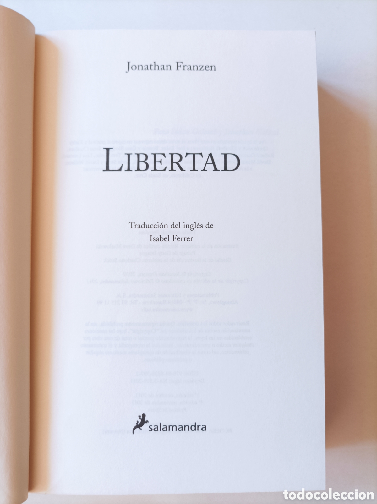 Libros de segunda mano: Libertad / Jonathan Franzen - Foto 3