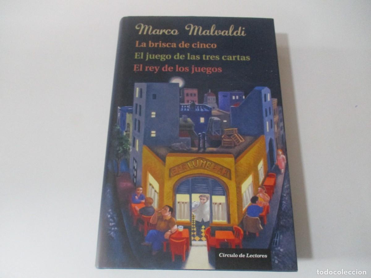 Libri di seconda mano: MARCO MALVALDI La brisca del cinco, El juego de tres cartas, El rey de los juegos W16458