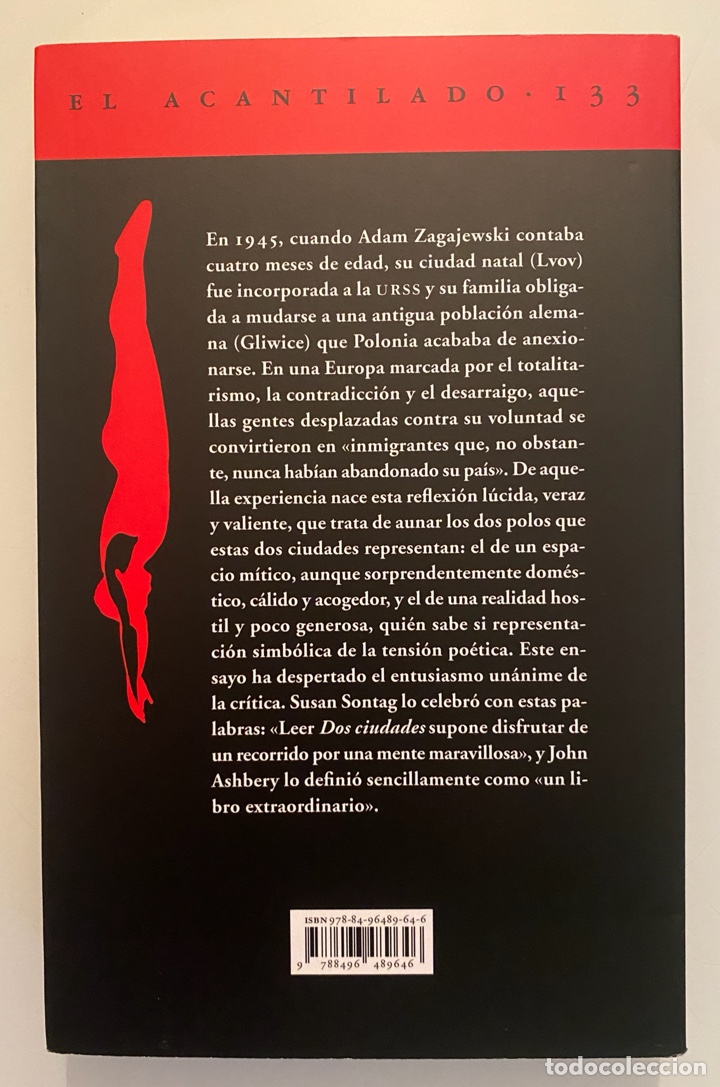 Libros de segunda mano: Dos ciudades - ZAGAJEWSKI, Adam - Foto 2