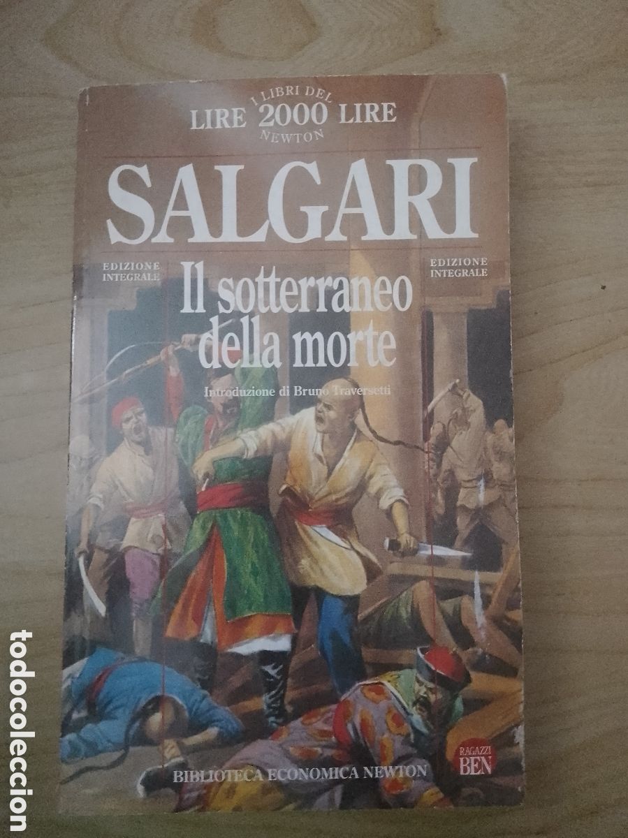 Libros de segunda mano: SALGARI - IL SOTTERRANEO DELLA MORTE. - Foto 1