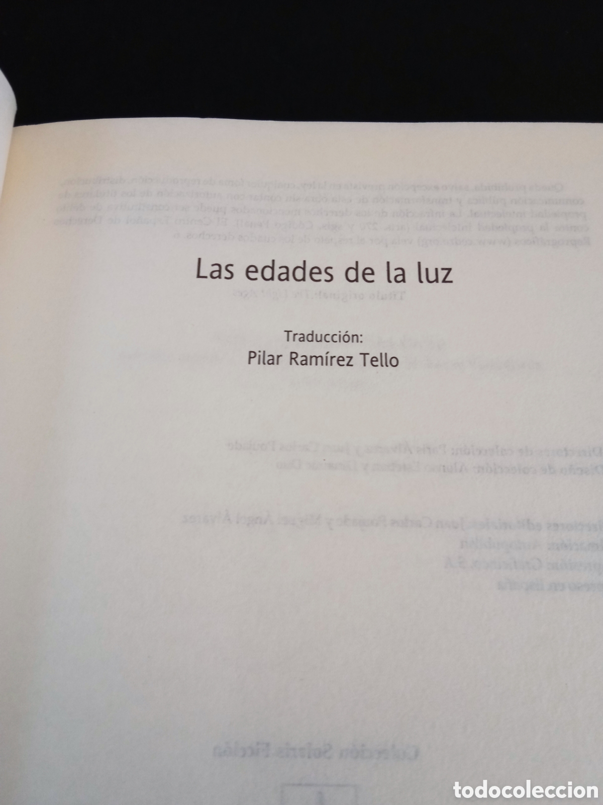 Libros de segunda mano: Libro Las edades de la luz de Ian Macleod - Foto 3