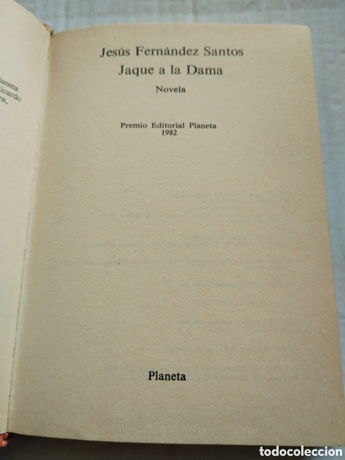 Libros de segunda mano: JAQUE A LA DAMA/LU&Iacute;S FERN&Aacute;NDEZ SANTOS - Foto 2