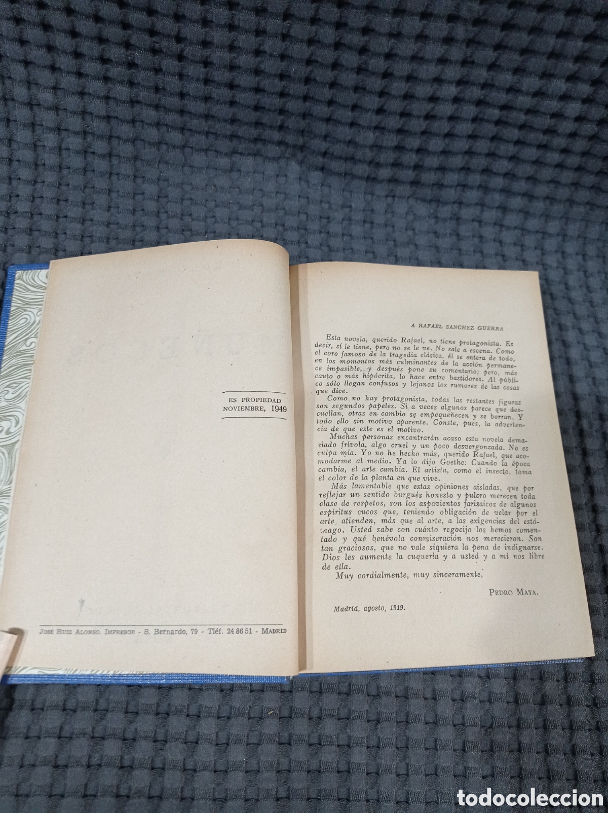 Libros de segunda mano: Mu&ntilde;ecos (Pedro Mata) A&ntilde;o 1949 - Foto 7