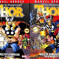 Libros de segunda mano: EL PODEROSO THOR MARVEL HEROES WALTER SIMONSON CON SAL BUSCEMA 1 Y 2 (DESCATALOGADO/DIFICIL DE CON