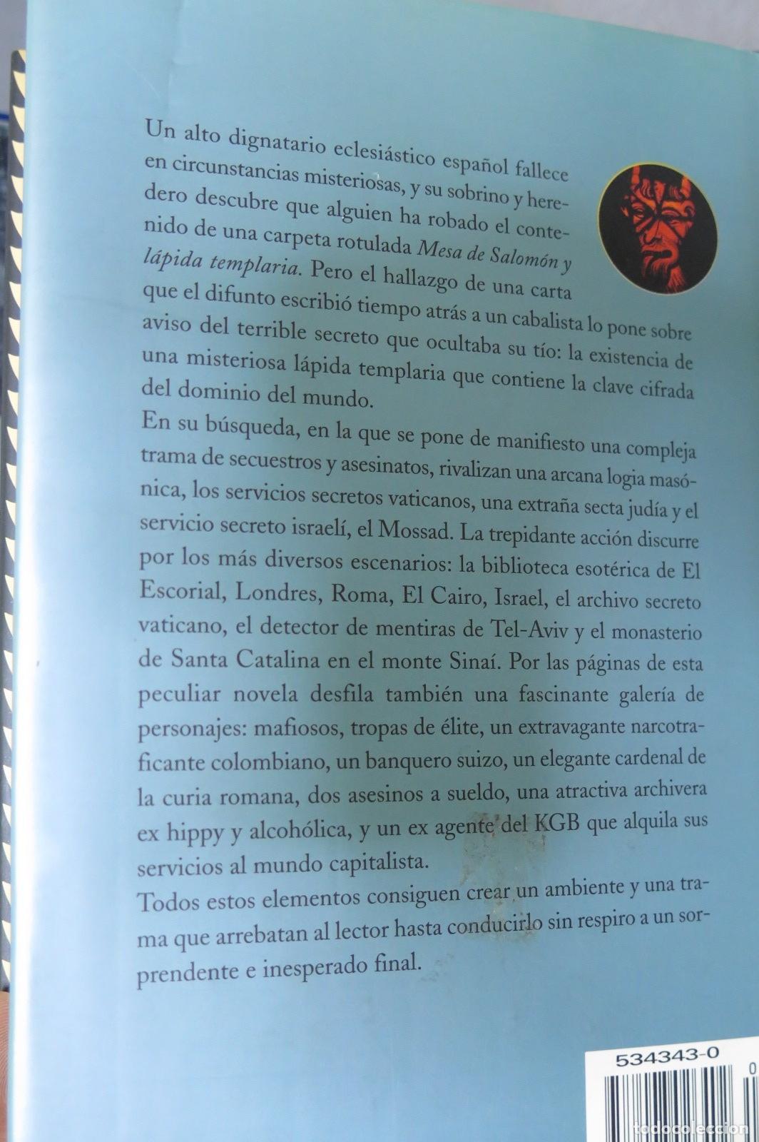 Libros de segunda mano: La Lapida Templaria. Nicholas Wilcox - Foto 2