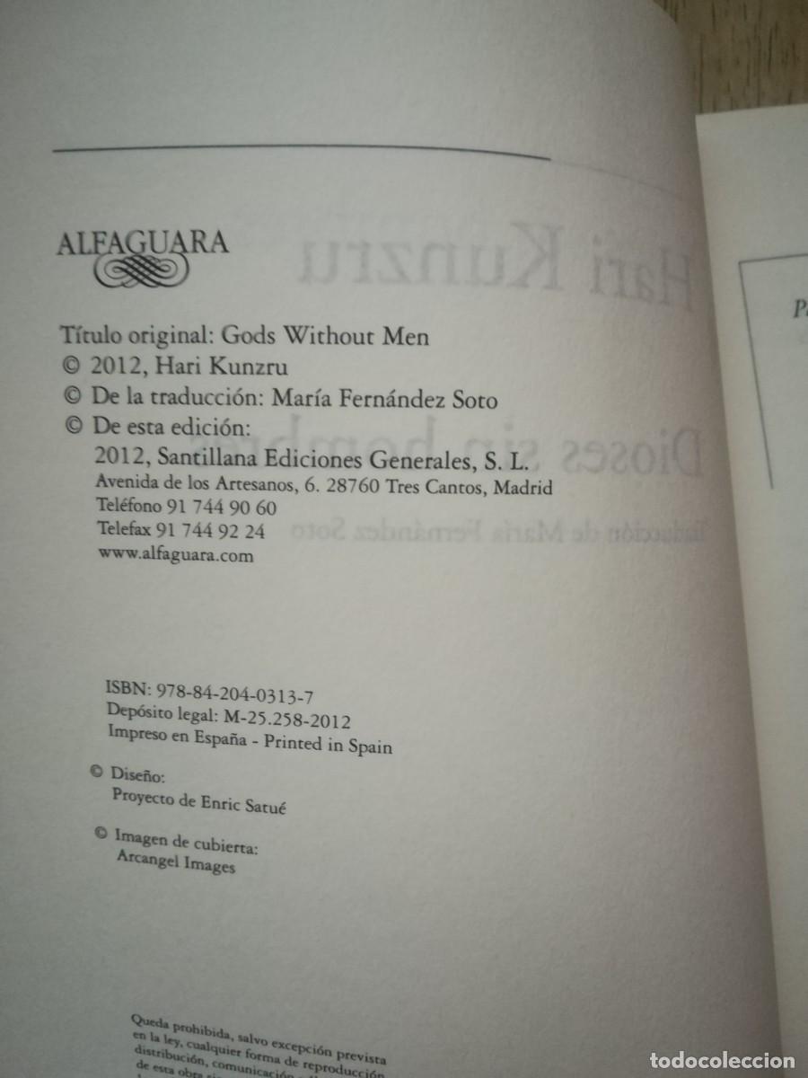 Libros de segunda mano: Dioses sin hombres. Hari Kunzru - Foto 3