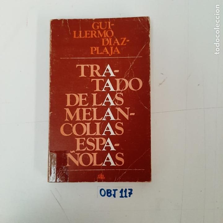 Libros de segunda mano: Tratado de las melancol&iacute;as espa&ntilde;olas - Foto 1