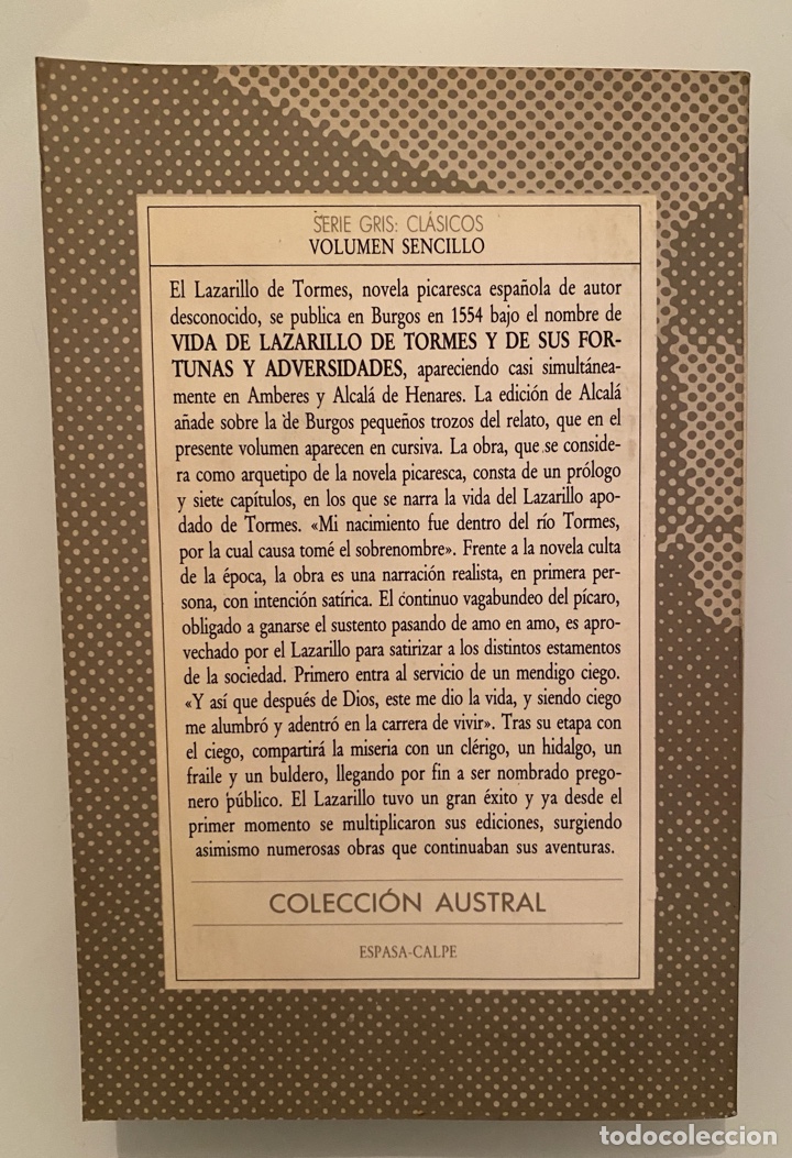 Libros de segunda mano: Lazarillo de Tormes - An&oacute;nimo - Foto 2