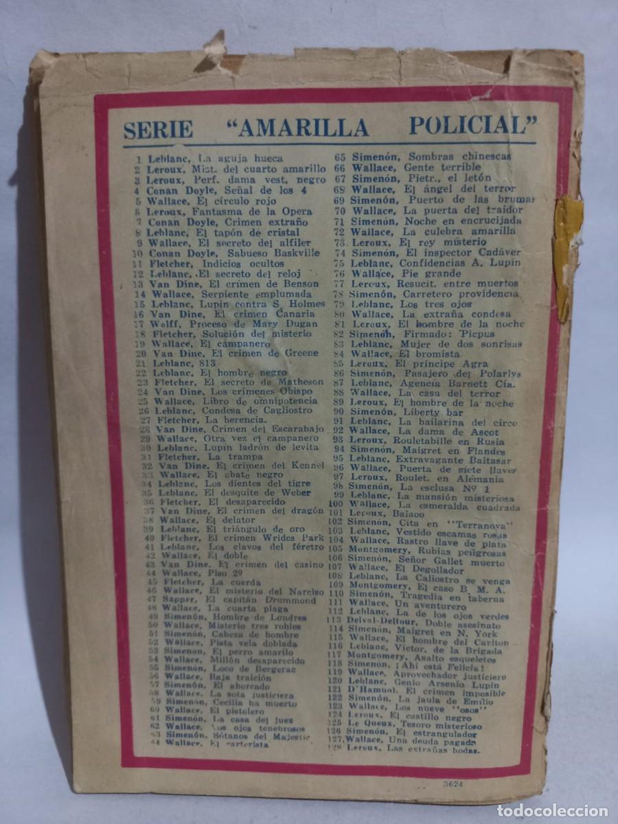 Libros de segunda mano: Arturo Conan Doyle - La Se&ntilde;al de los Cuatro - Foto 4