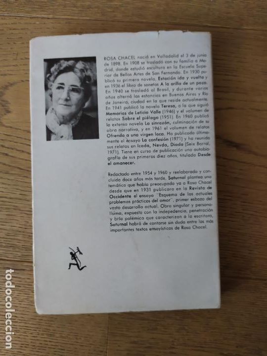Libros de segunda mano: SATURNAL. ROSA CHACEL - Foto 2