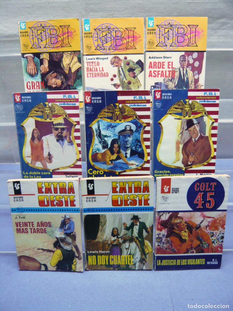 Libros de segunda mano: lote 9 novelas bolsilibro EASA - Foto 1