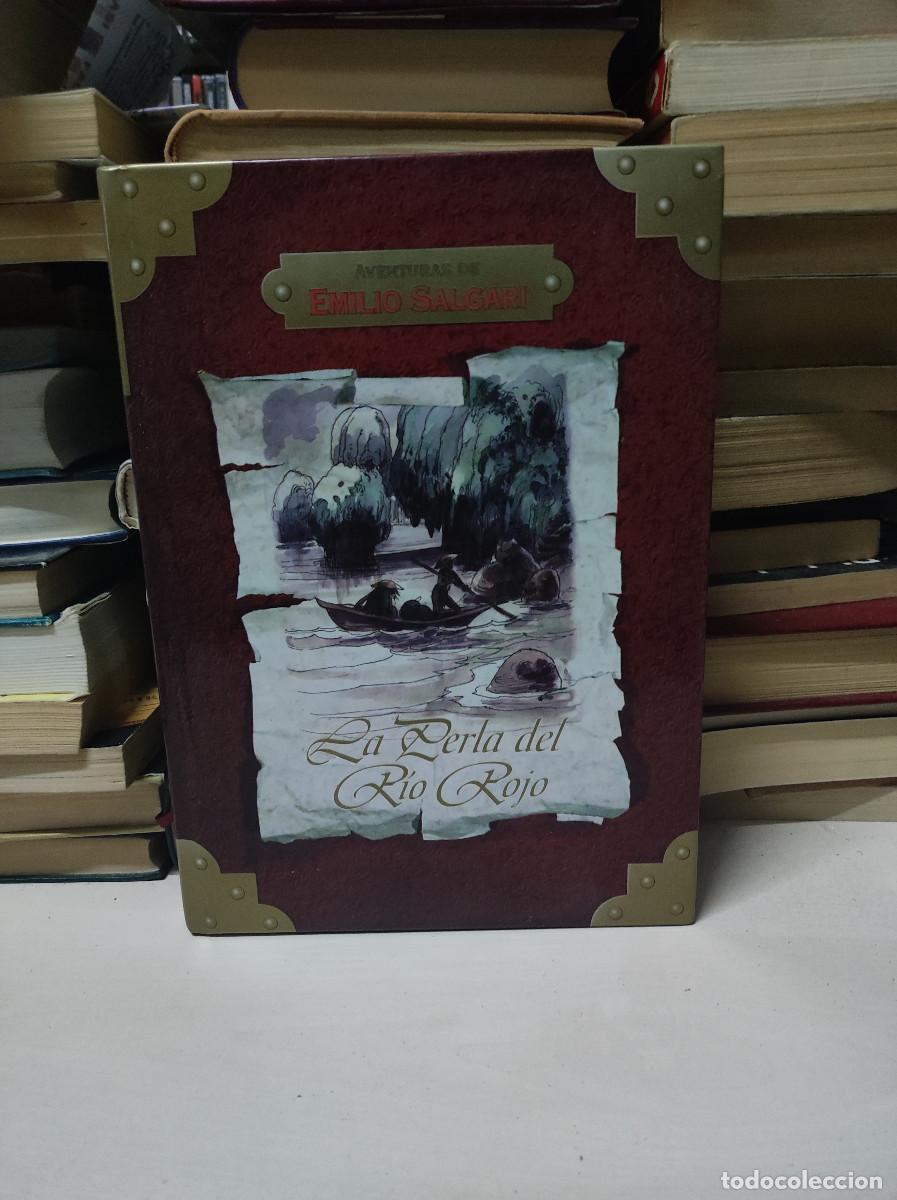 Libros de segunda mano: LA PERLA DEL R&Iacute;O ROJO EMILIO SALGARI - Foto 1