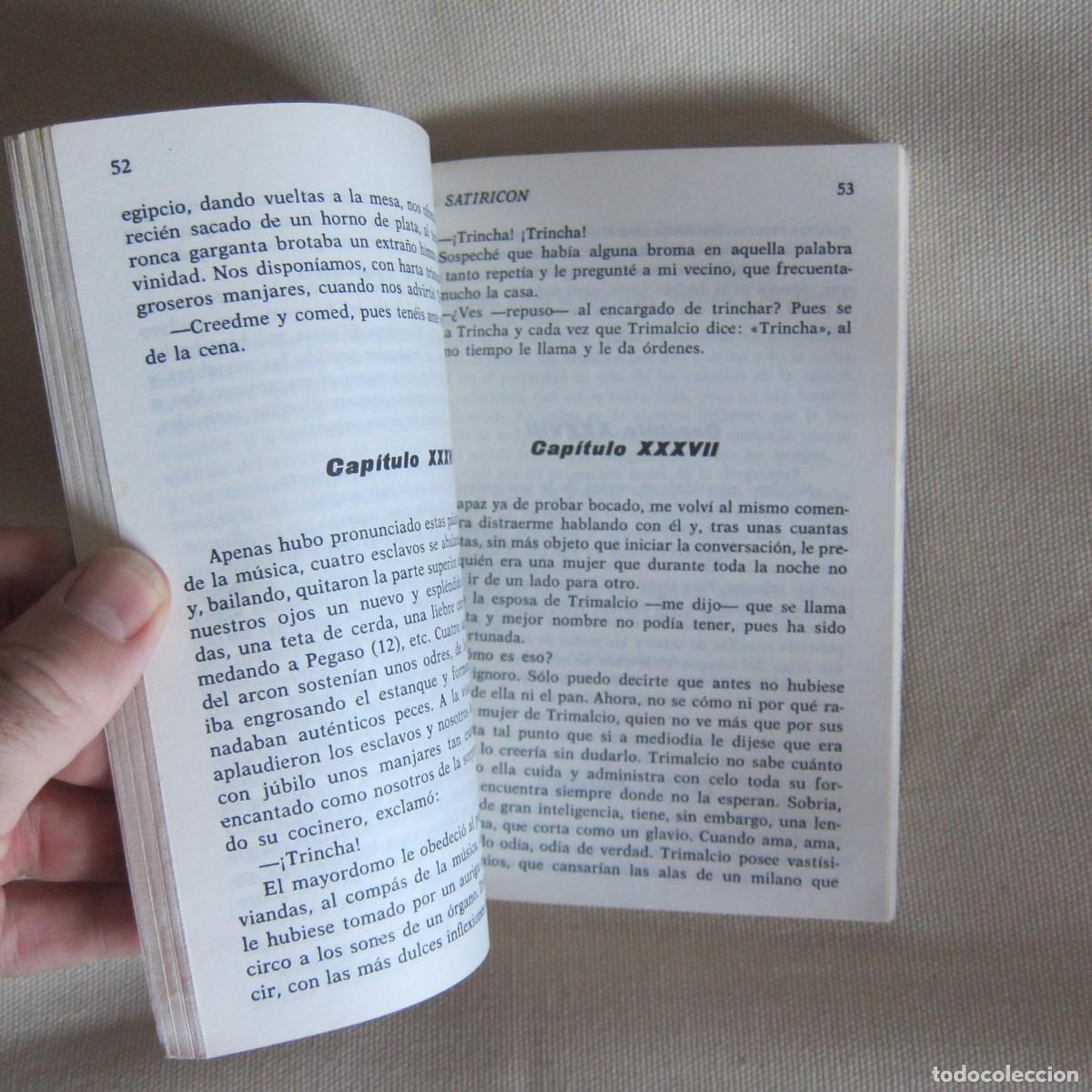 Libros de segunda mano: EL SATIRIC&Oacute;N - PETRONIO (EDICIONES 29) - Foto 3