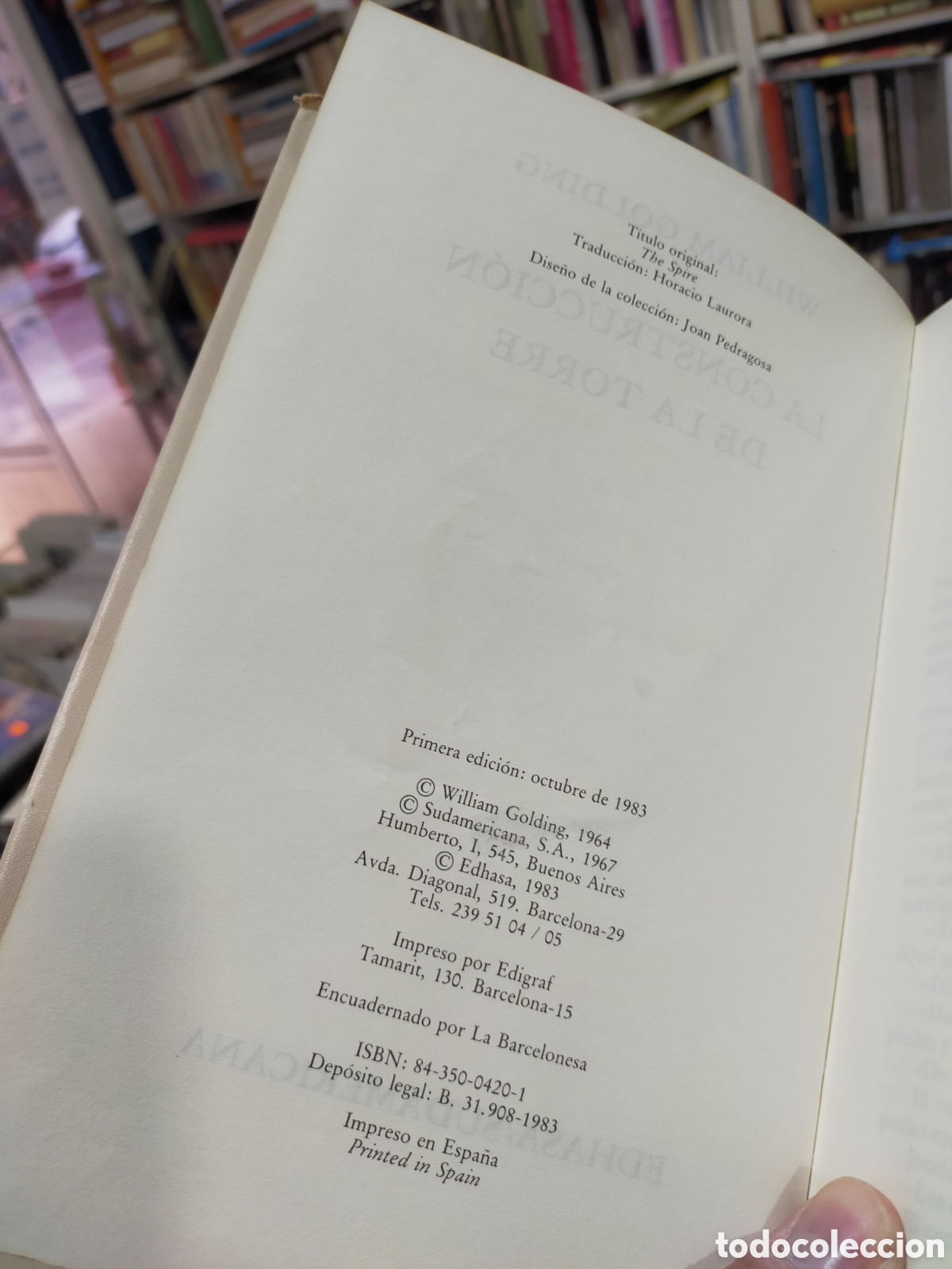Libros de segunda mano: LA CONSTRUCCI&Oacute;N DE LA TORRE - WILLIAM GOLDING - Foto 9